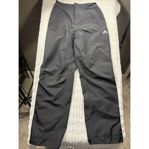 Adidas GORE-TEX Pants Men's Small Reg Black Lined Elastic Waist Zip Weatherproof